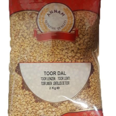 Annam Toor Dal 2Kg - Suneetha Foods