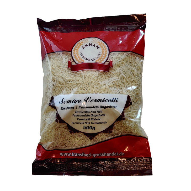 Annam Vermicelli Semiya Unoasted 500g - Suneetha Foods