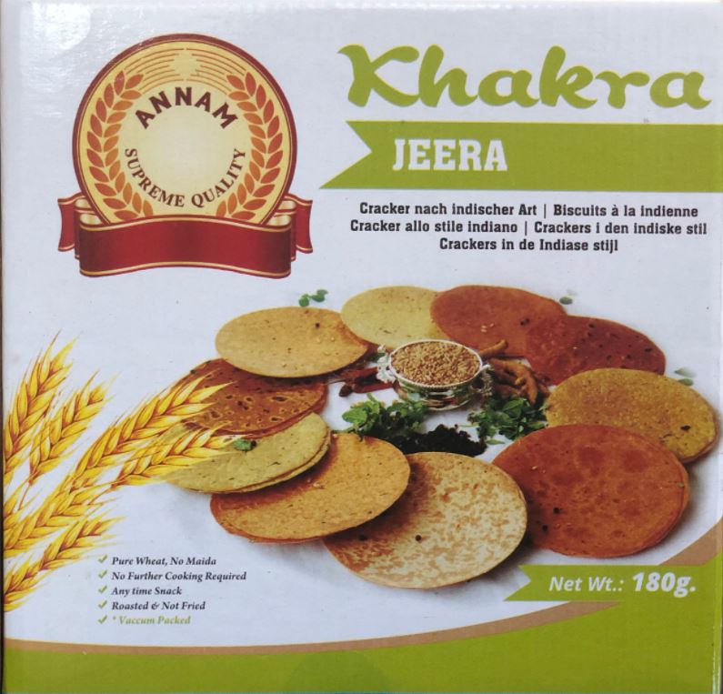 Annam Khakra Jeera 180g