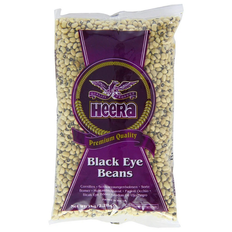 Heera Black Eye Beans 1 Kg - Suneetha Foods