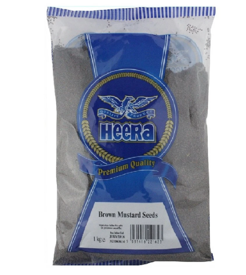 Heera Brown Mustard Seeds 1 Kg - Suneetha Foods