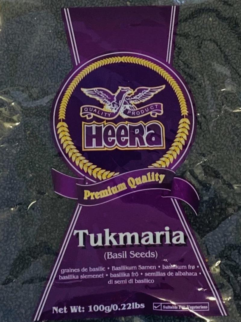 Heera Tukmaria (Basil Seeds) 100g - Suneetha Foods