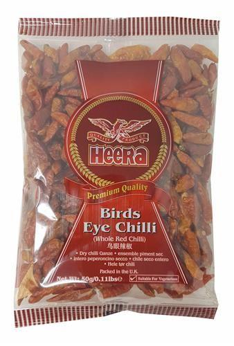 Heera Birds Eye Chilli 50g - Suneetha Foods