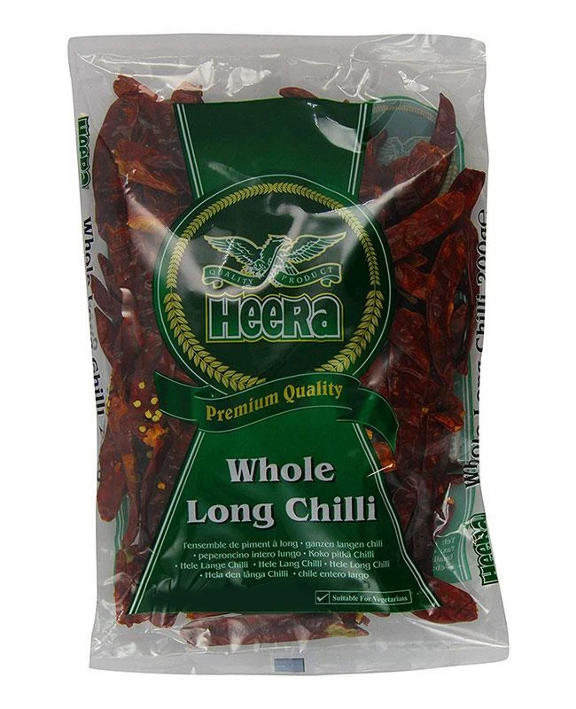 Heera Chilli Whole Long 50g - Suneetha Foods