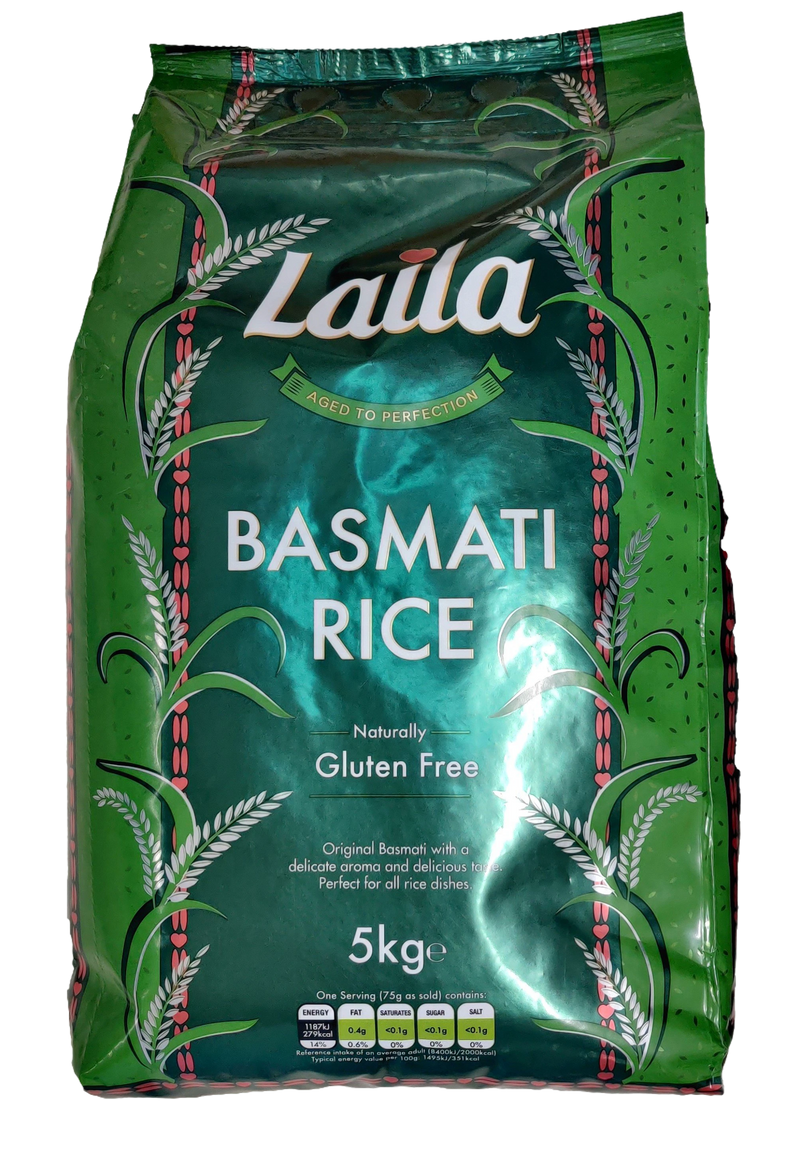 Laila Basmati Rice 5Kg - Suneetha Foods Supermarket