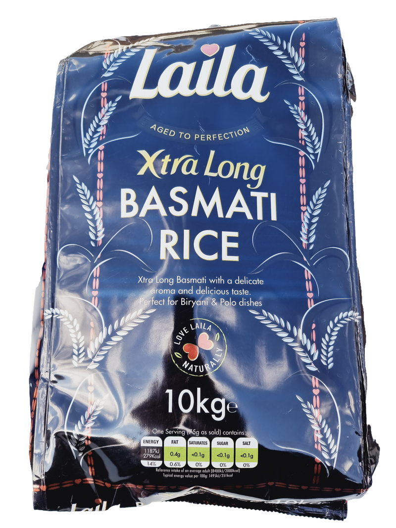 Laila Xtra Long Grain Rice 10Kg - Suneetha Foods Supermarket