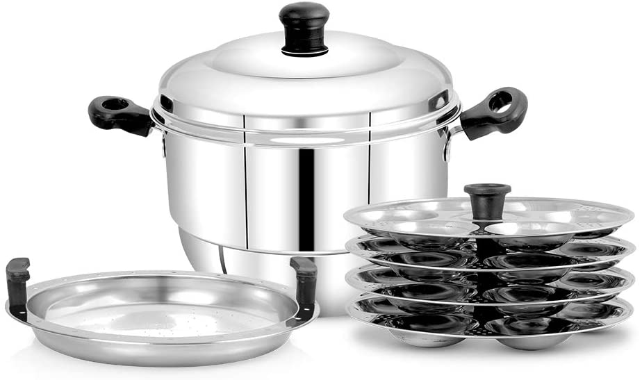 Rajathi Idly Pot 6 Plates