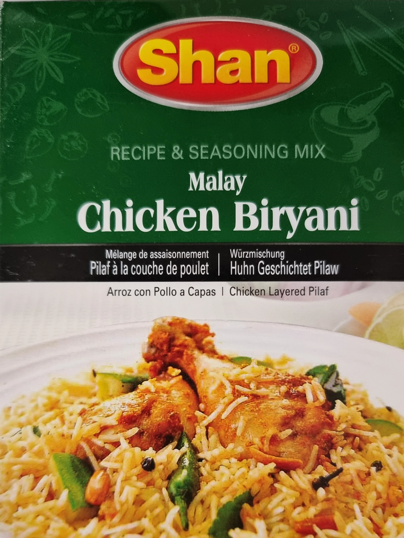 Shan Malay Chicken Biryani Masala 50g - Suneetha Foods Supermarket