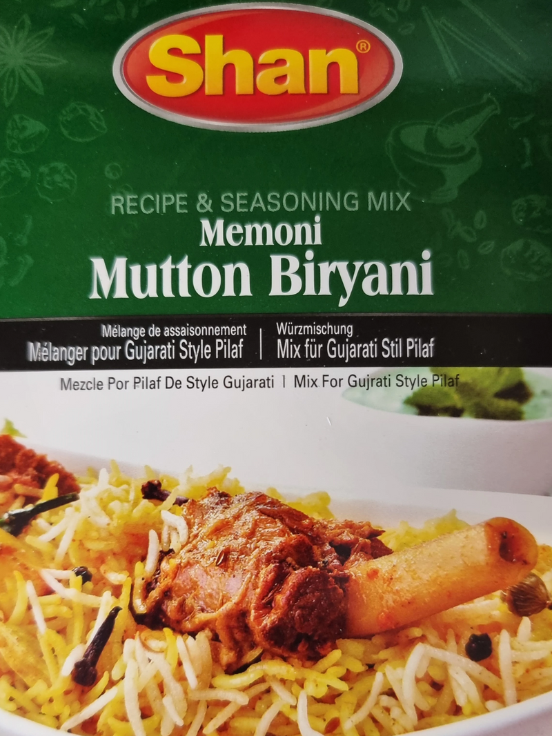 Shan Memoni Mutton Biryani Masala 100g - Suneetha Foods Supermarket