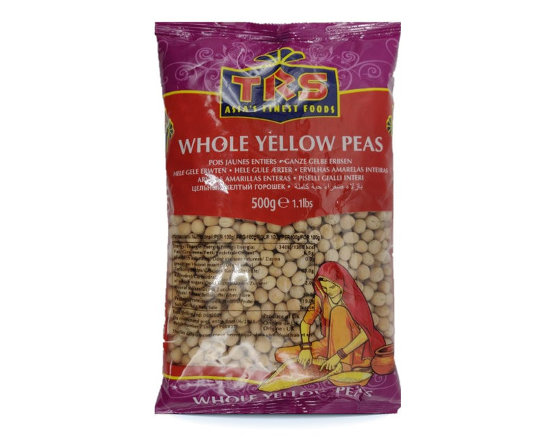 TRS Whole Yellow Peas 500g - Suneetha Foods