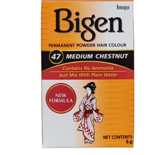 Bigen Medium Chestnut (Brown) Hair Colour 6g