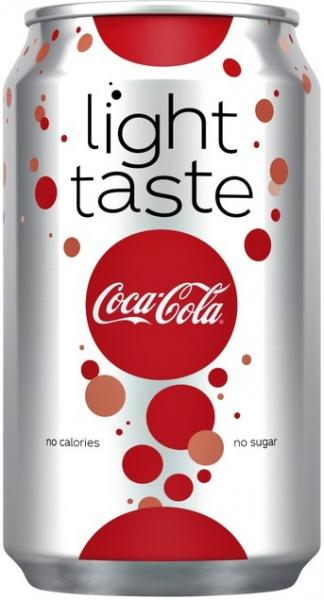 CocaCola Light taste Soft Drink Can 330ml